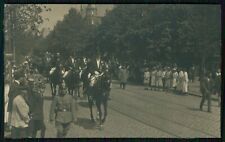 Photo postcard rider in suit