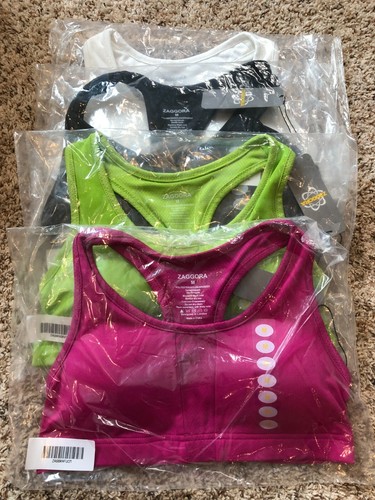 Nwt zaggora coola bra green - zaggora,