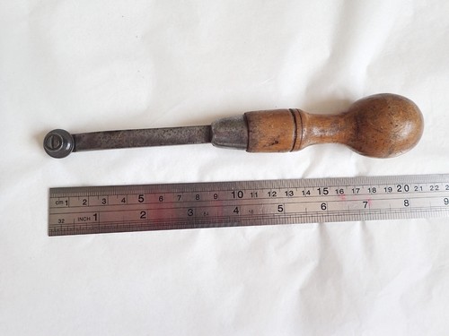 Vintage leather workers tool - vintage,