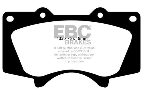 Ebc ultimax front brake pads - ebc,