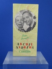 Vintage Archie Andrews Cussons Soap Box Peter Brough Ventriloquist Dummy Puppet