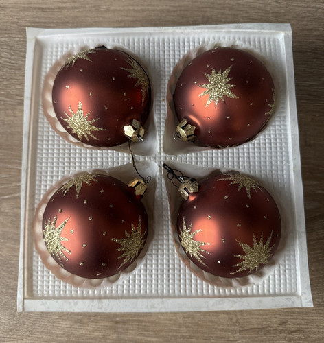 Vintage glass christmas - glass,