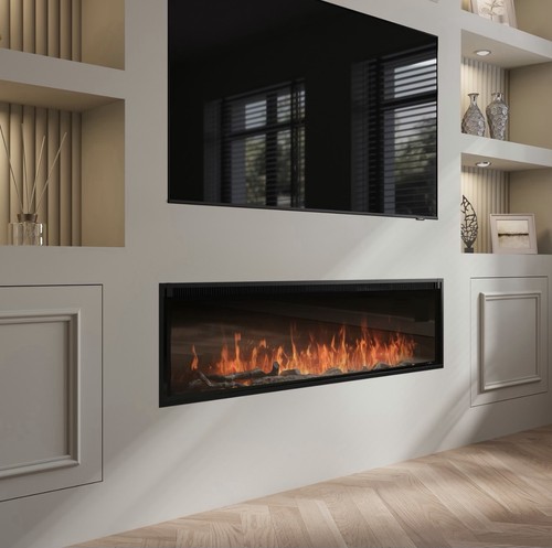 Inset electric fire media - electric,