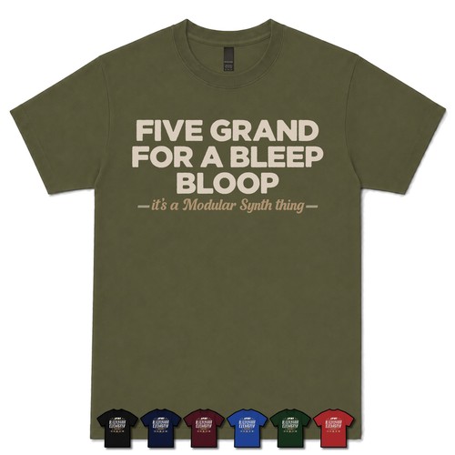Five grand for bleep bloop - for,
