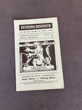 Raith Rovers v Hearts  16th Aug 1958  Scottish League Cup