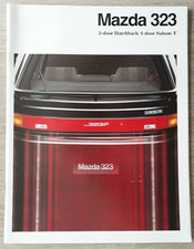 Mazda 323 Range Brochure 1991