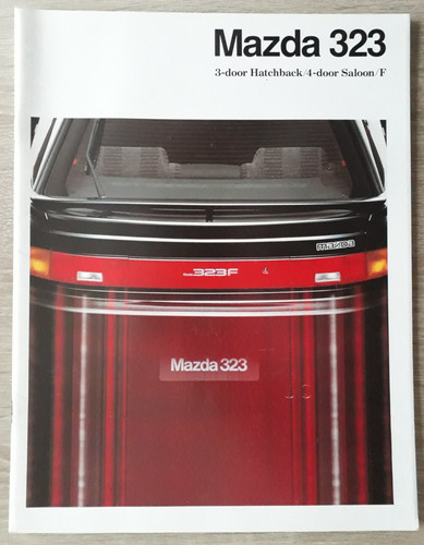 Mazda 323 range brochure 1991 - range,