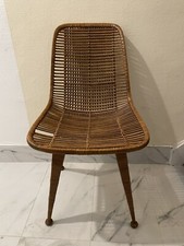 Vintage Wood and Rattan