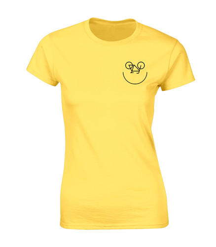 Upside down bike ladies t - upside, lb