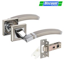 Square Rose Door Handles with