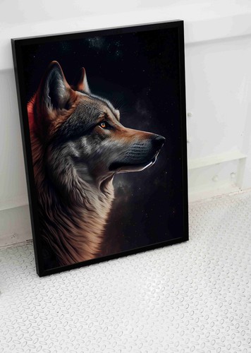 Wild wolf poster nature - nature, forest