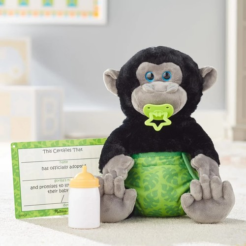 Plush baby gorilla - cuddly, soft