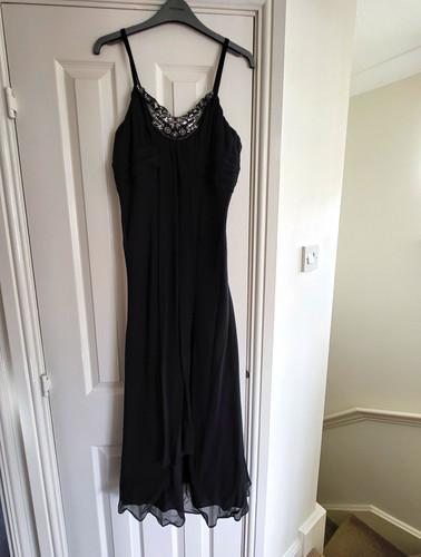 Kaliko black long ball gown - black,