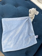 Sainsburys TU Baby Elephant Comforter Gift Blue Cuddle Blanket BNWT soft toy