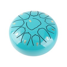 Steel Tongue Drum 6 inch 11 Notes Percussion Instrument with Drum Mallets