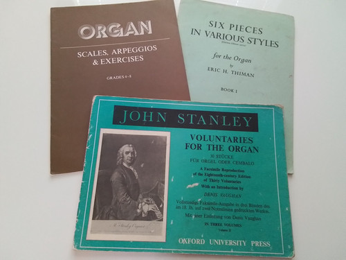 Music books for the organ - books,