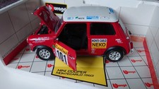 Burago Diamond Red Mini Cooper