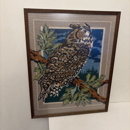 Vintage needlepoint tapestry - vintage,