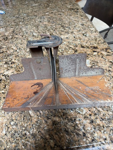 Vtg stanley tool wood miter - stanley,