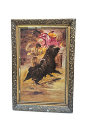 Vintage Oil Paint on Canvas