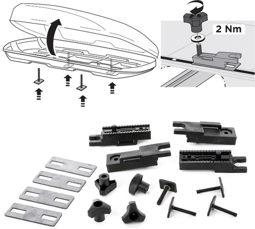 Thule track bolts adapter - track,