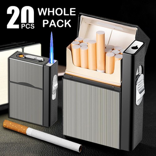 Cigarette case with - with, lighter