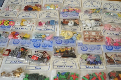 Novelty buttons beads - novelty, &