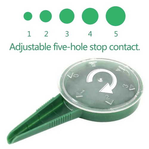 Seed dispenser dial settings - seed,