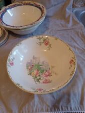 Vintage 1930s Hampton Ivory Historic Castles Fruit Bowl. Rd. No. 750830. Windsor