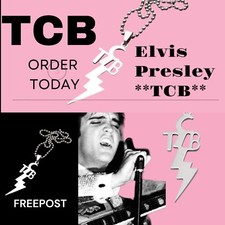 Elvis Presley TCB Stainless Steel Pendant & Chain ***FREEPOST ***