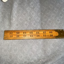 Vintage Boxwood & Brass