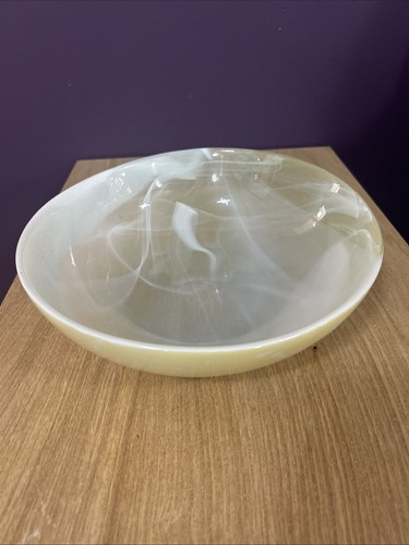 Frosted white beige swirl - frosted,