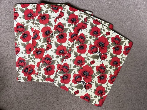 Poppy place mats set - place,
