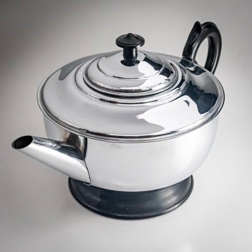 Vintage chrome plated ceramic - chrome,