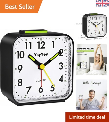 Quiet battery powered alarm - quiet, battery-powered