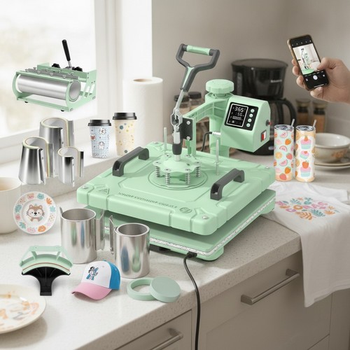 Digital heat press - 8,