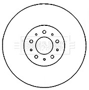 Dimpled grooved brake disc - dimpled,