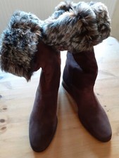 Ladies Markon Mid Calf Suede