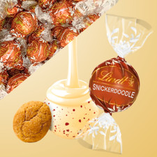 Lindt Lindor SNICKERDOODLE WHITE CHOCOLATE TRUFFLES (Vanilla Cinnamon) IMPORTED