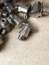 Vintage NOS 1930’s Spring Lid Bicycle hub & Frame Lubricator Caps Threaded 3/16”