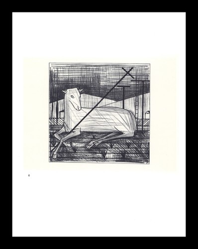1967 bernard buffet lithograph - 1967,