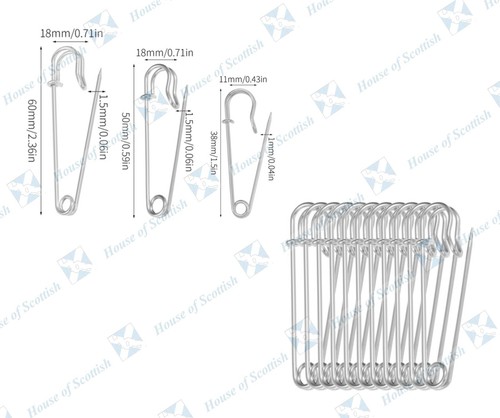 Strong metal kilt skirt pin - metal,