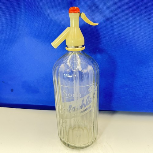 Soda syphon etched sparklets - soda,