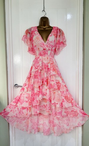 Quiz size pink floral - 8,