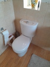 Bathroom Suite 1700mm Single Ended Bath Screen Toilet Basin Vanity Taps Shower