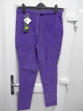 Rhinegold Purple cord jodhpurs