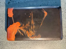 Japanese Lacquered box with bronzed decoration