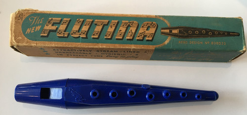 Rare vintage blue bakelite - blue,