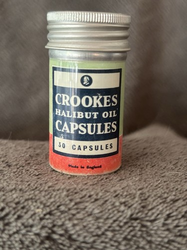 Vintage crookes halibut - crookes, oil