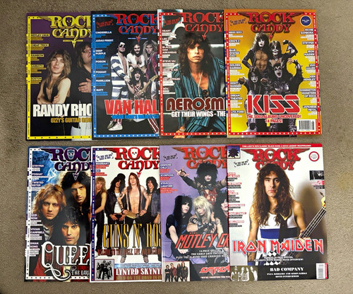Rock candy magazine lot - candy, 8